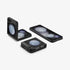 ACS06229 - Galaxy Z Flip 5 Case AirSkin in black showing the back